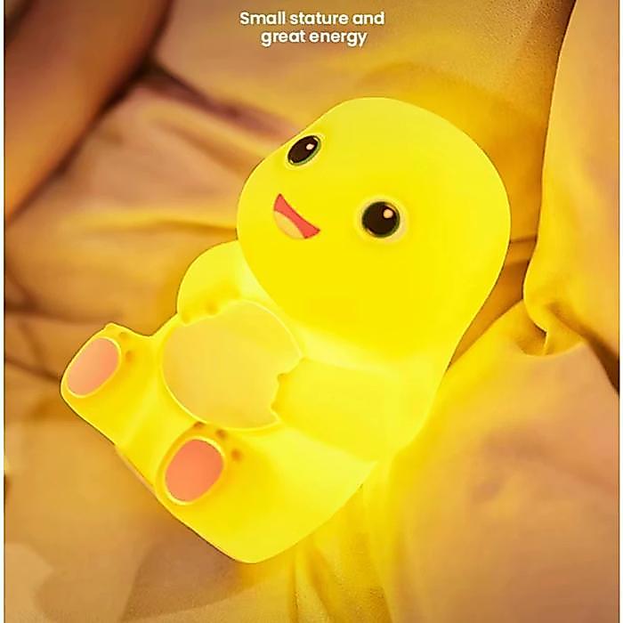 Philips - Lampu Tidur Silicone Led Dino Rusa Lampu Warna Warni Sensor Sentuh Nailong Lampu Hias