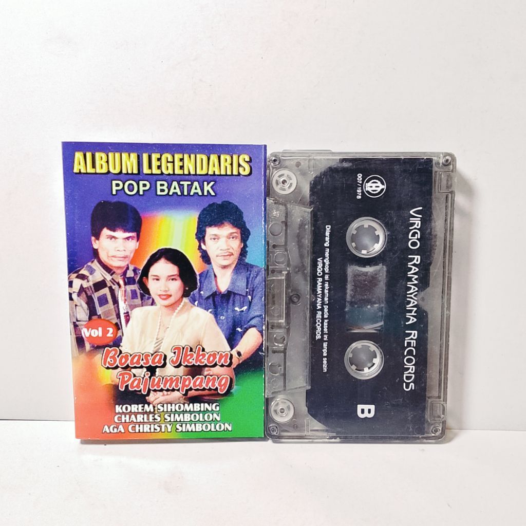 Kaset Pita Album Legendaris Pop Batak - Boasa Ikkon Pajumpang