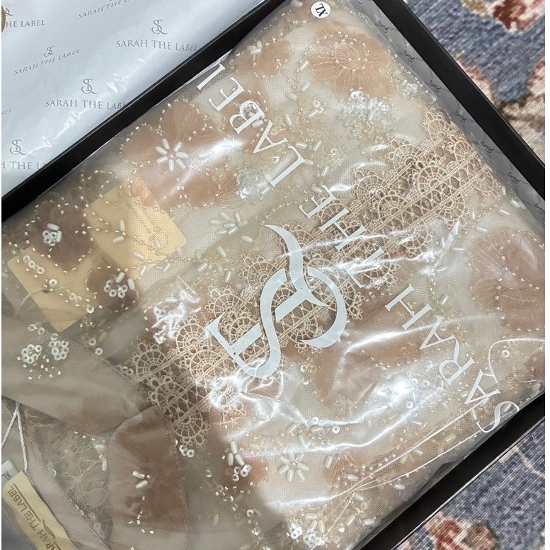 Sale New Nadine Dress Raya Taupe size XL by Signature Sarah The Label Original LD 110 cm