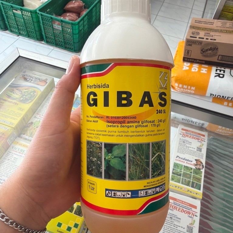 gibas 240sl herbisida 1Liter obat rumput gibas kresna herbisida gibas