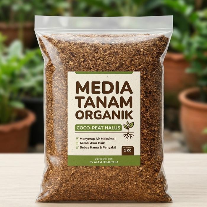 media tanam organik cocopet aroma buah buahan 1kg - aroma apple , 1kg + ice