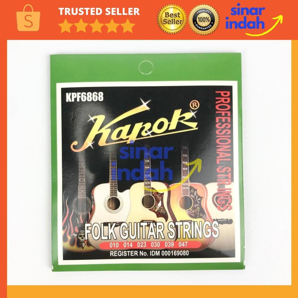String Senar Gitar Akustik Tali Gitar Set Kapok Musik 6868 MEDAN