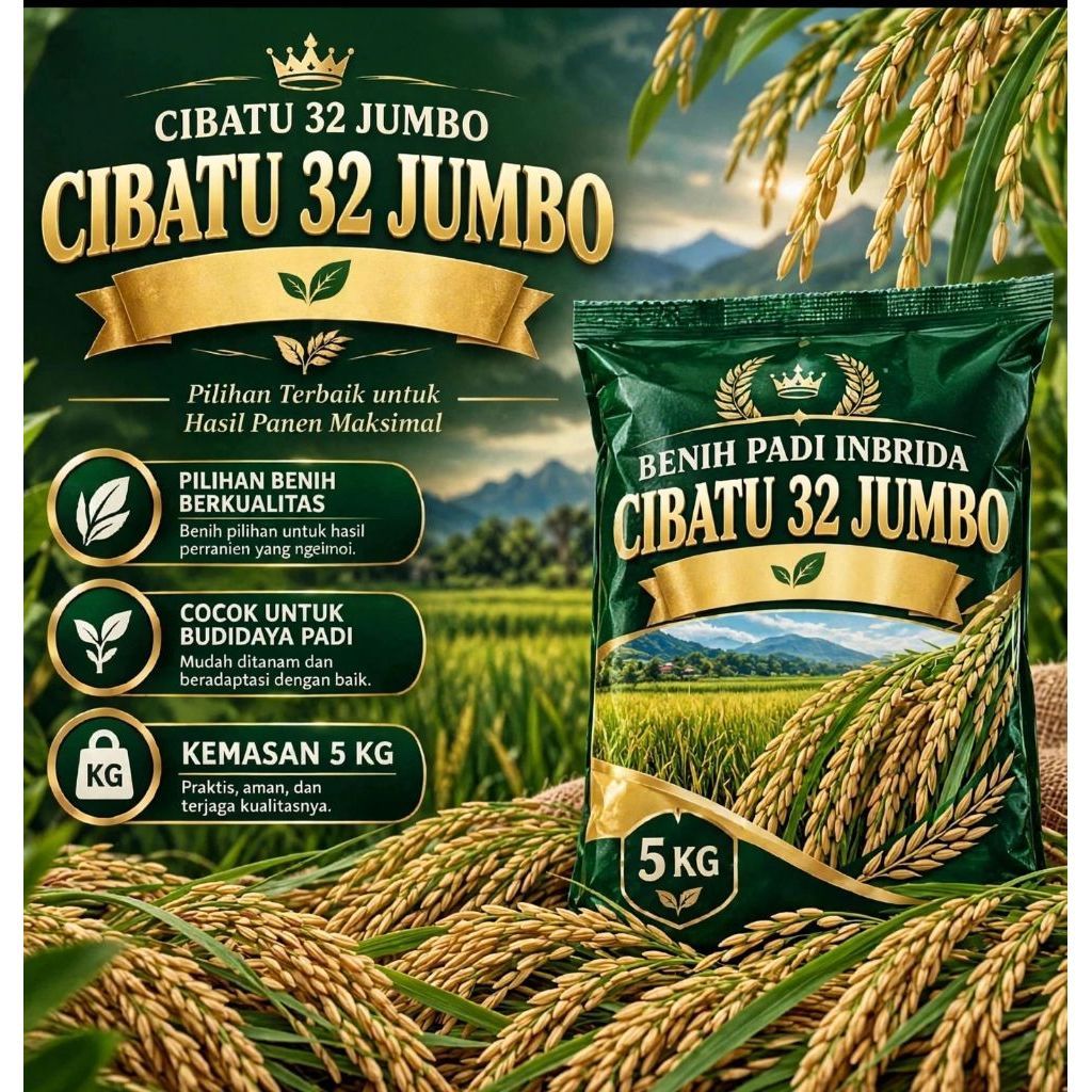 benih padi Cibatu 32jumbo