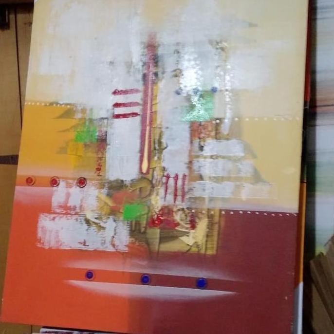 @#@#@#] Lukisan Bali Panorama Abstrak kanvas 3