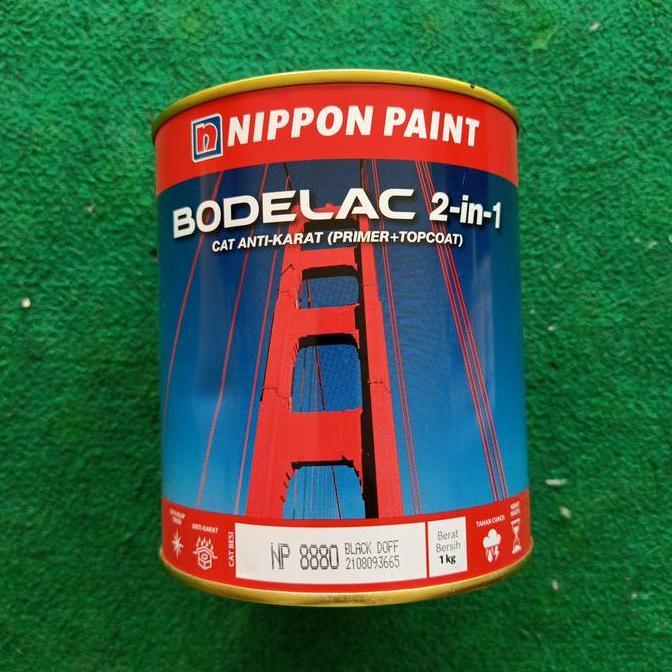 Handal- New- Cat Besi Bodelac Rna 8880 Black Doff (Hitam Doff) Anti Karat 2-In-1