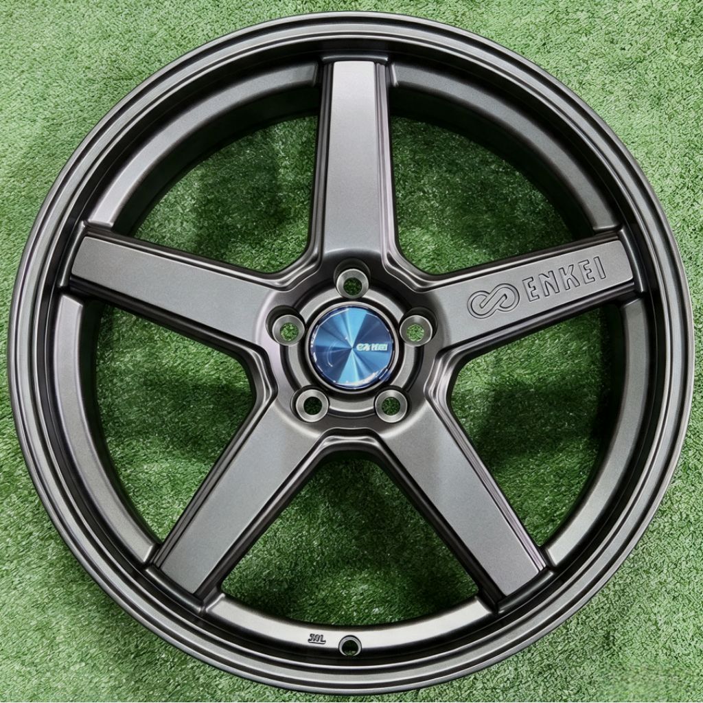 velg racing r19 QUASAR ORIGINAL ENKEI MALAYSIA PCD 5X108 DENGAN LEBAR 8 velg mobil ring 19 untuk mob