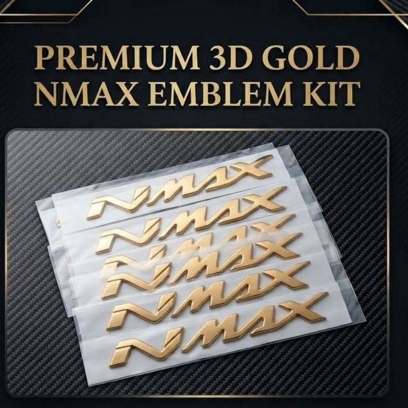 Original Emblem N Max Nmax Timbul Ori Yamaha / Emblem Nmax Old sudah  dapat sepasang