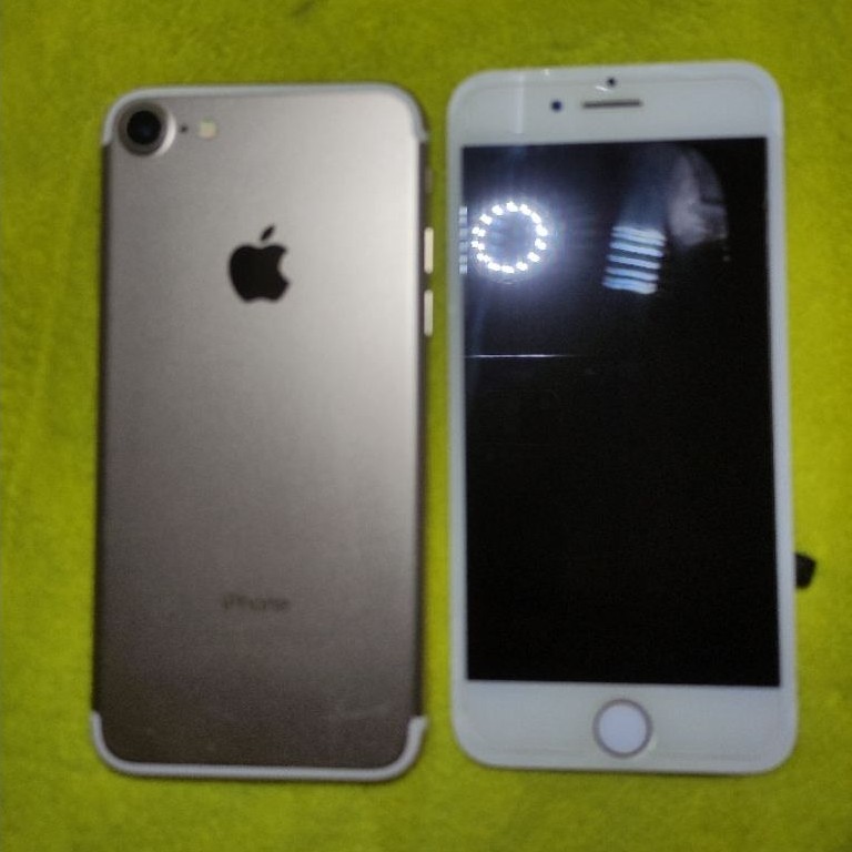 Lcd iPhone 7 a1778 original copotan tinggal pindah mesin