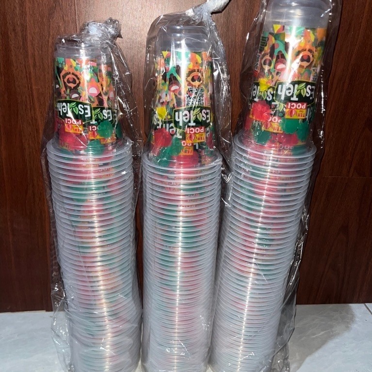 cup teh poci original isi 50 pcs ukuran 12 oz, 16 oz, 22 oz
