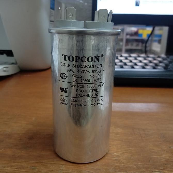 Kapasitor 30uf 450 Vac Topcon