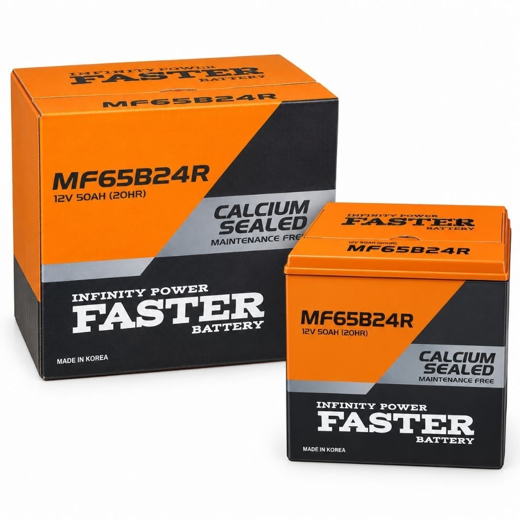 Aki Kering Faster battery 65B24R  | Aki Mobil