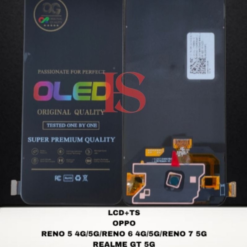 LCD OPO RENO 5  LCD FULLSET TOUCH SCREEN RENO 5/RENO 6 ORIGINAL