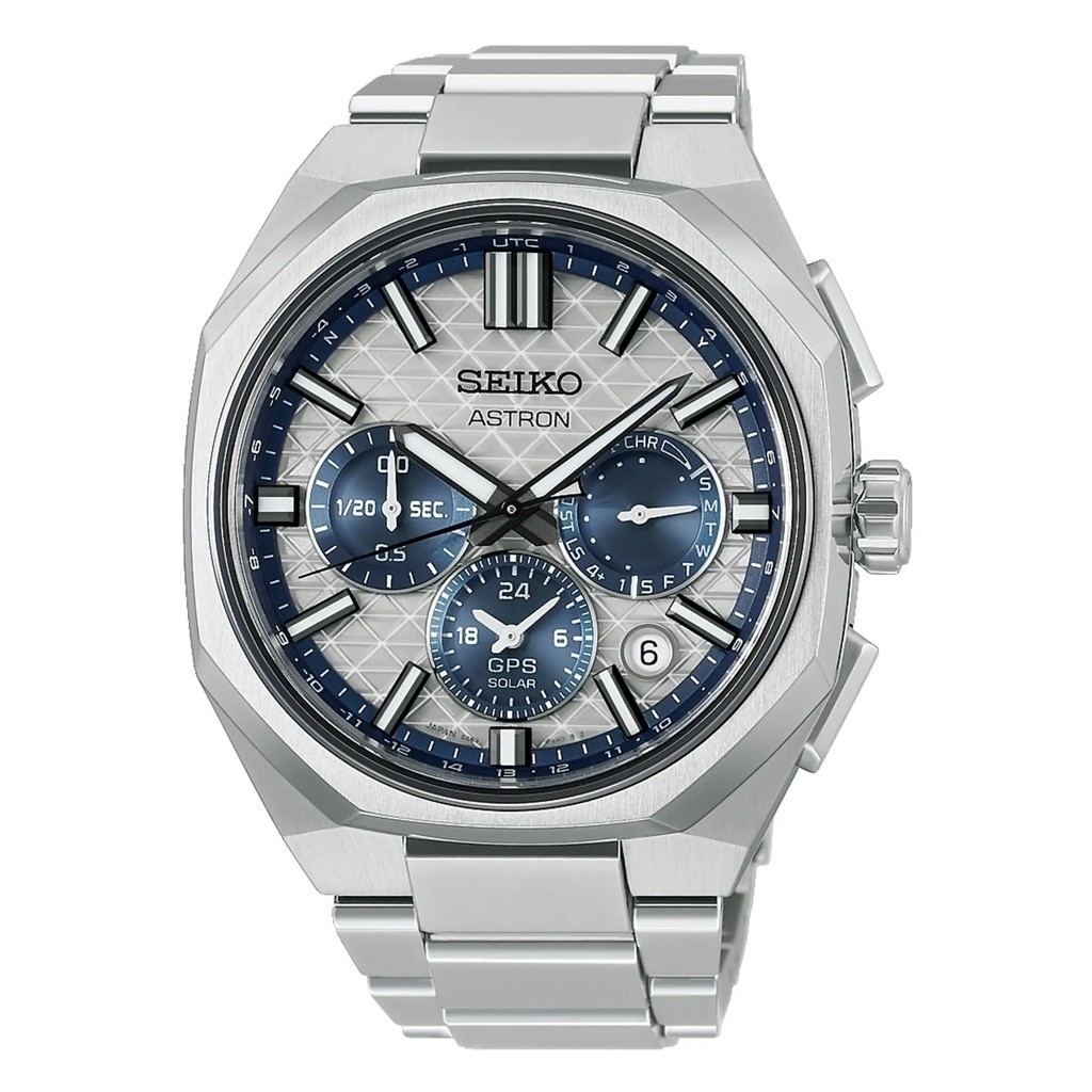 New Jam Tangan Pria Seiko Astron 145th Anniversary Chrono Aktif Stainless Steel Include Box