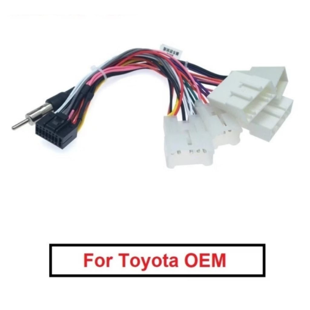 Kabel Soket Socket Head Unit Tape Double Din Android Universal Mobil Toyota Agya Avanza Yaris Rush R