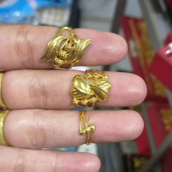 Cincin koin 91 pesanan size 4,5,6 request 3pcs cincin
