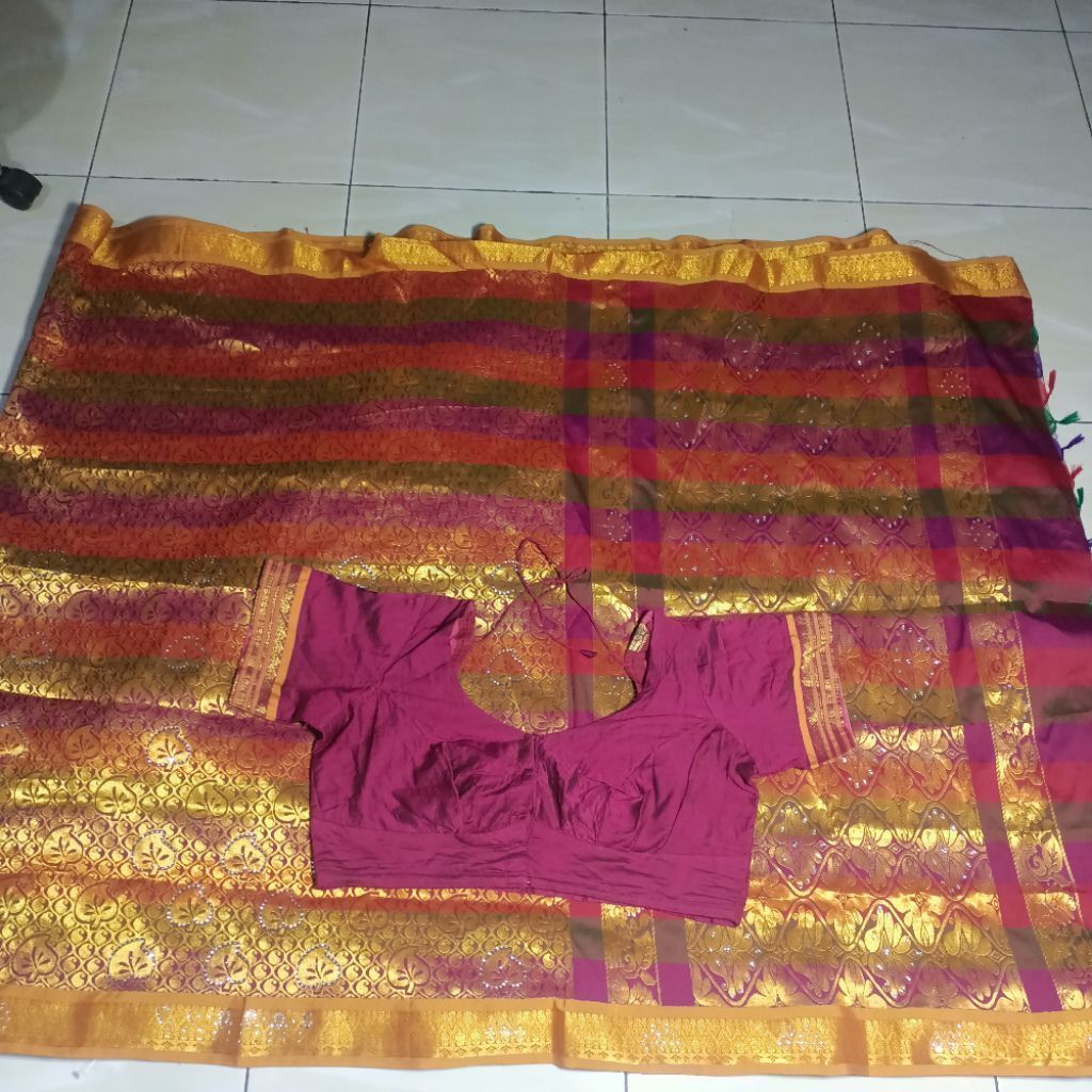 Sari india wanita dewasa jumbo PL