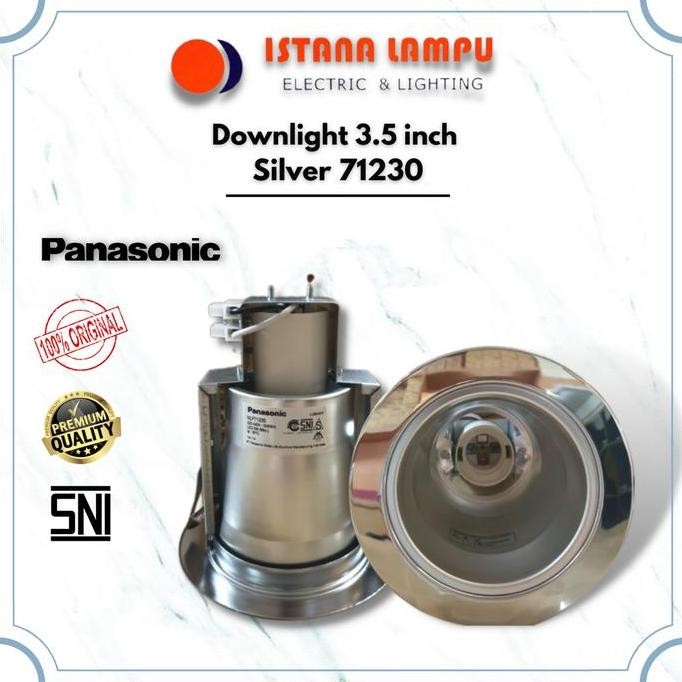 TERMURAH - Downlight Panasonic 3.5 inch Silver 71230