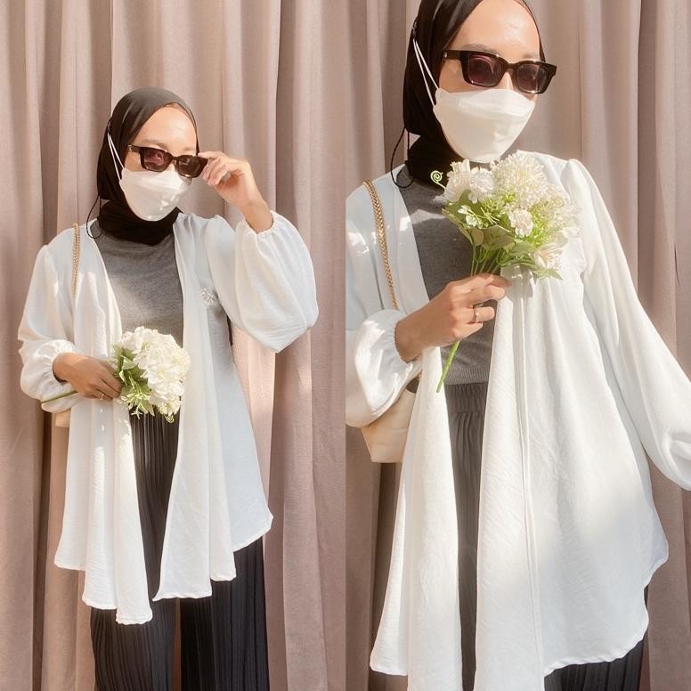 Promo Outer Crinkle // Outer Simple // Dahlia Outer // Cardigan // Outer Wanita Polos // Outer Wanit