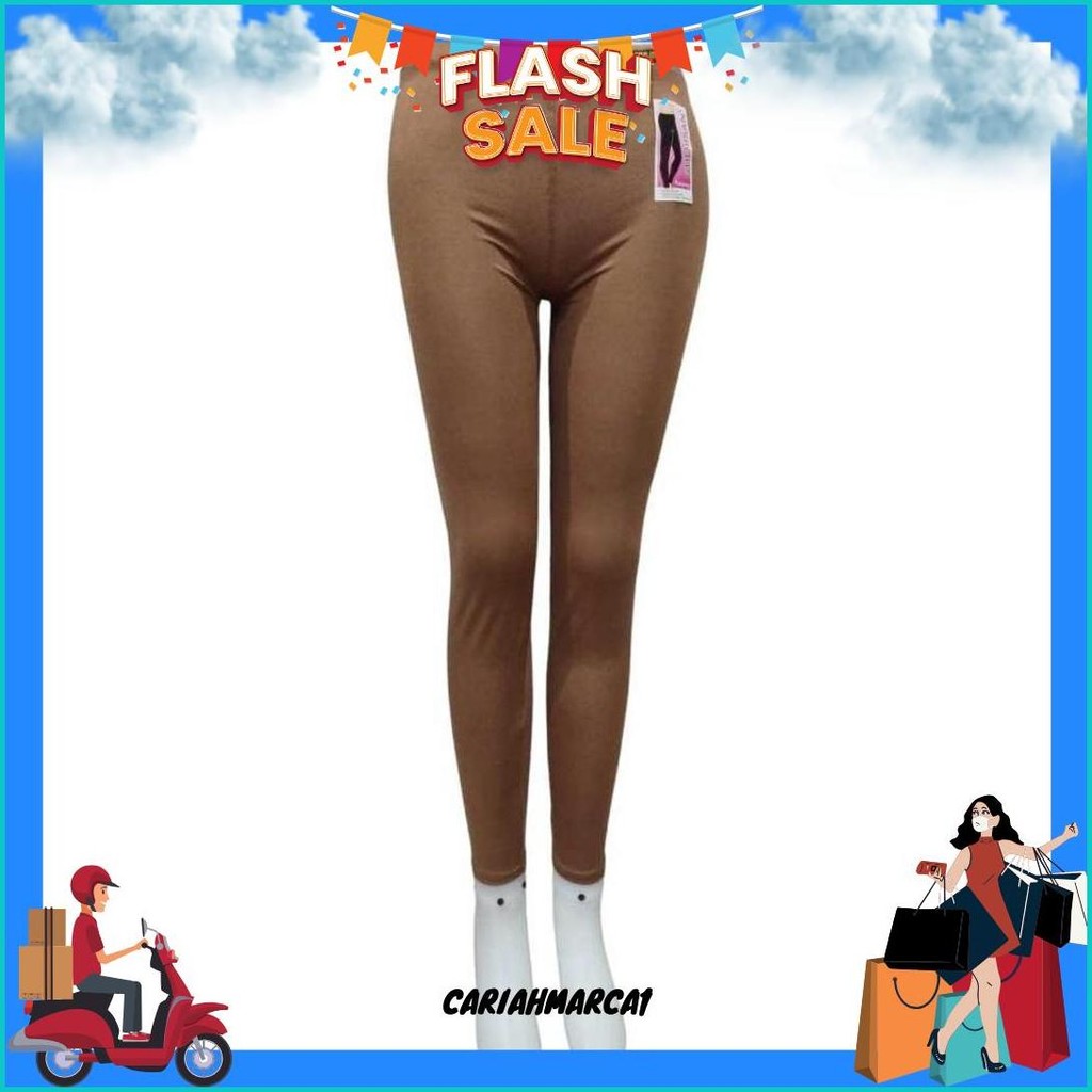 Celana Leging Dewasa Panjang Merek Guojisan Bahan Katun Spandek Impor Uk Std - Jumbo Bisa Cod