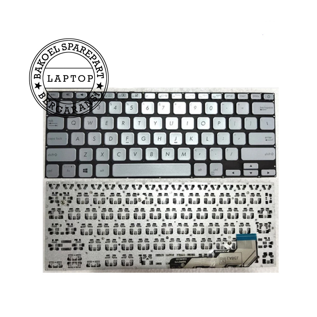 Keyboard Asus Vivobook Ultra 14 K403 A403 A403f Silver