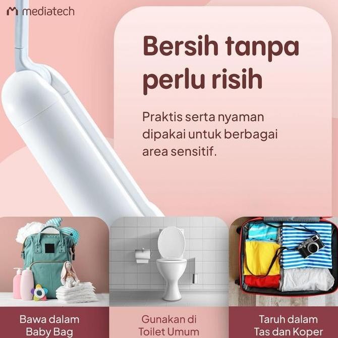 Mediatech Travel Bidet Electric / Jet Washer Portable