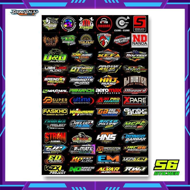 

Stok Baru STIKER SOUND SYSTEM VYNIL ANTI AIR ISI 63/56/55 Sticker - Faskho Brewog Brengos BJ Hunter Viral Kekinian Terbaru 2025 EO-33