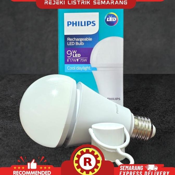 LED EMERGENCY PHILIPS 9W LAMPU LED EMERGENCY DENGAN BATERAI