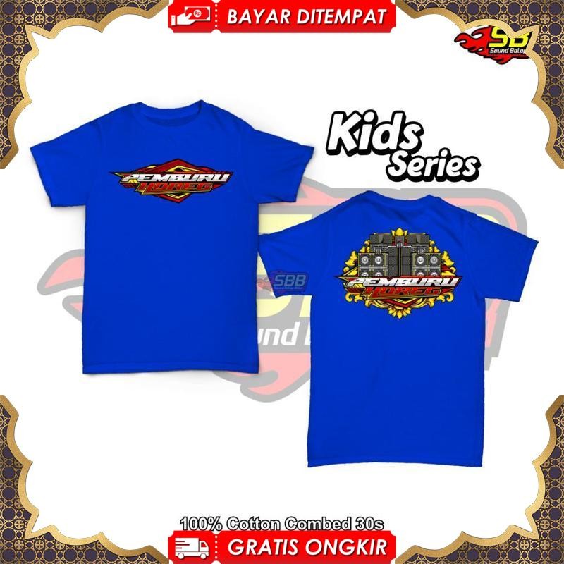 Desain Baru - Baju Kaos Anak Sound System Pemburu Horeg Sound Horeg Distro Katun Viral Kekinian Terb