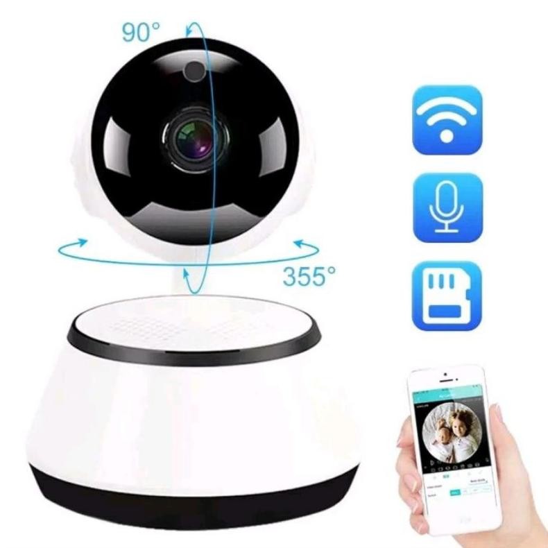 Cctv Wifi Smart Ip Kamera Robot V380 Pro Iip Cam 360 8 Mp Hd 1080P