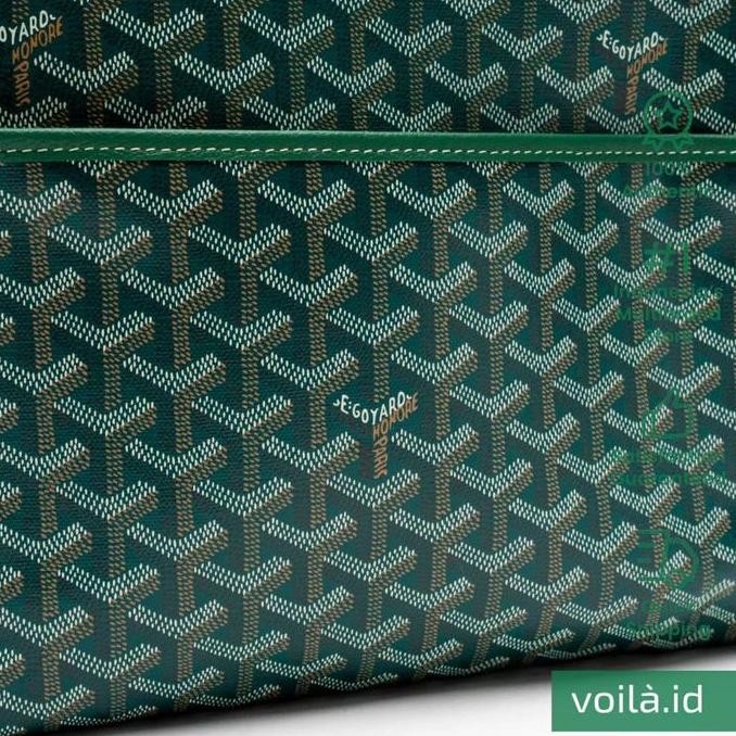 Voilaid Goyard Trousse Jouvence Gm Clutch Bag Green