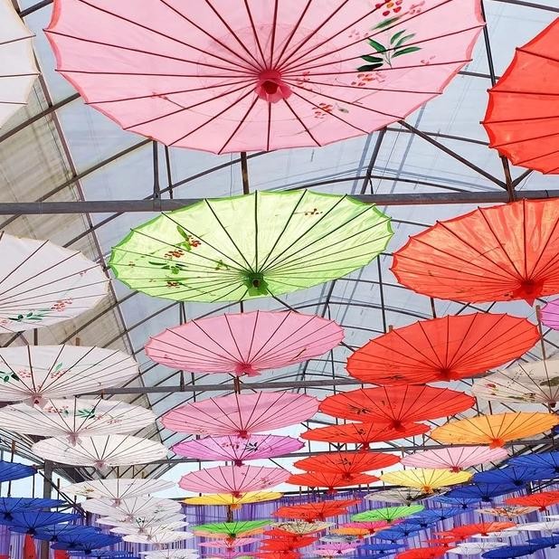 Pilih Lokal Payung Nari Payung Tari Payung Hias Dekorasi Payung Tradisional Jepang China Bahan Kain 