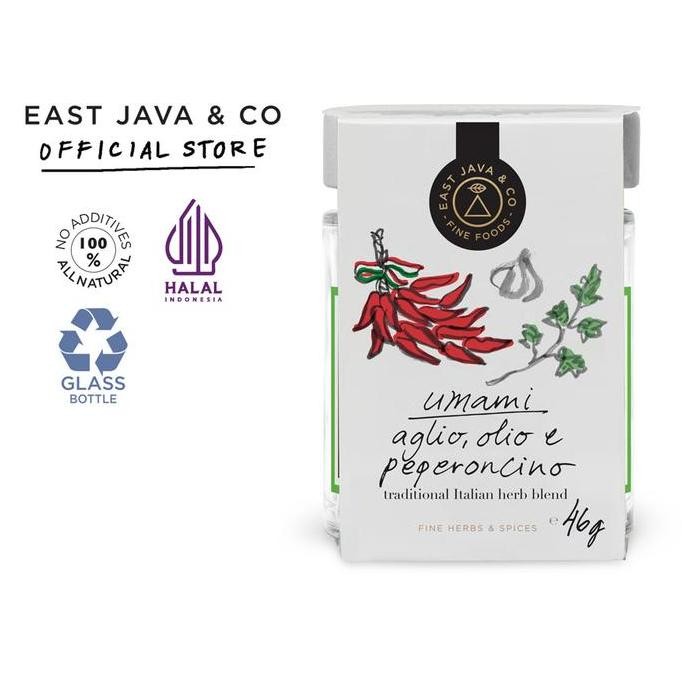 

East Java & Co Umami Aglio Olio E Peperoncino - 46g (Bumbu Bawang dan Cabai)