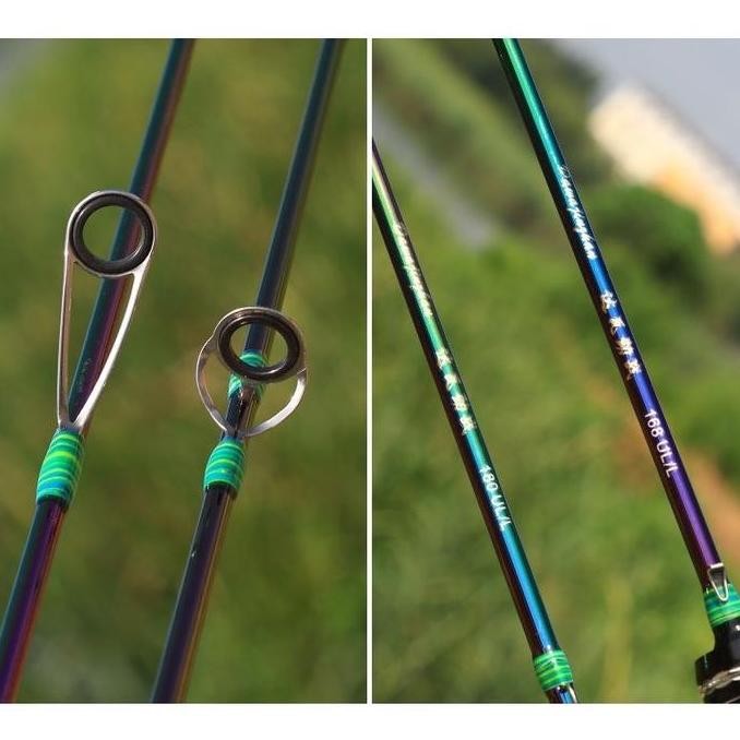 Joran Pancing Ultralight 1.98M 1.80M Joran Spinning & Casting Fishing Rod Tongkat Pancing Ujung Pada