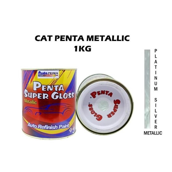 ><><><] CAT PENTA PLATINUM SILVER 1 Kg - cat mobil silver - cat penta silver - cat penta super gloss