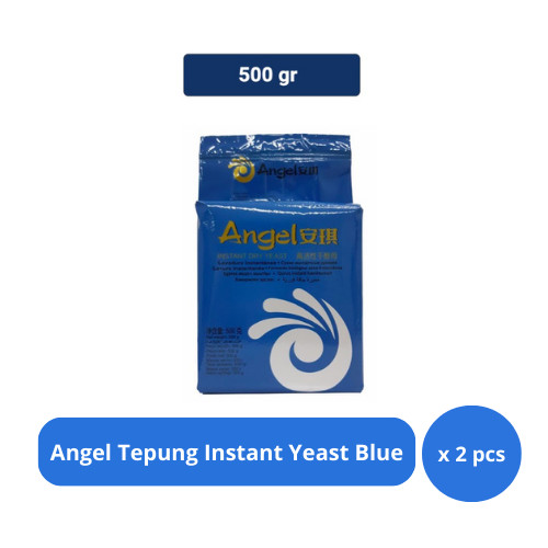 

Angel Tepung Instant Yeast Blue 500 gr x 2 pcs