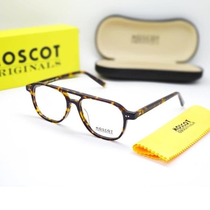 Frame Kacamata Pria Wanita Moscot Bjorn Grade Ori Free Lensa Minus