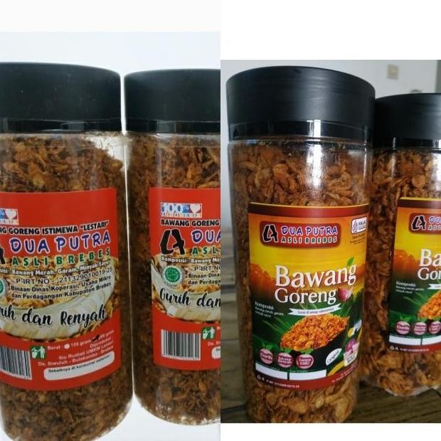 Bawang Goreng Dua Putra Kemasan Toples 200 Gram Brebes