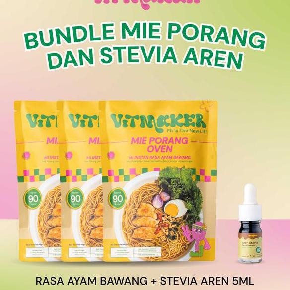 

Bundle Stevia Aren Porang Vitmaker Aren Stevia Pemanis Alami 5Ml 15Ml Vitmaker Mie Porang Rasa Mie N Goreng Rasa Ayam Bawang