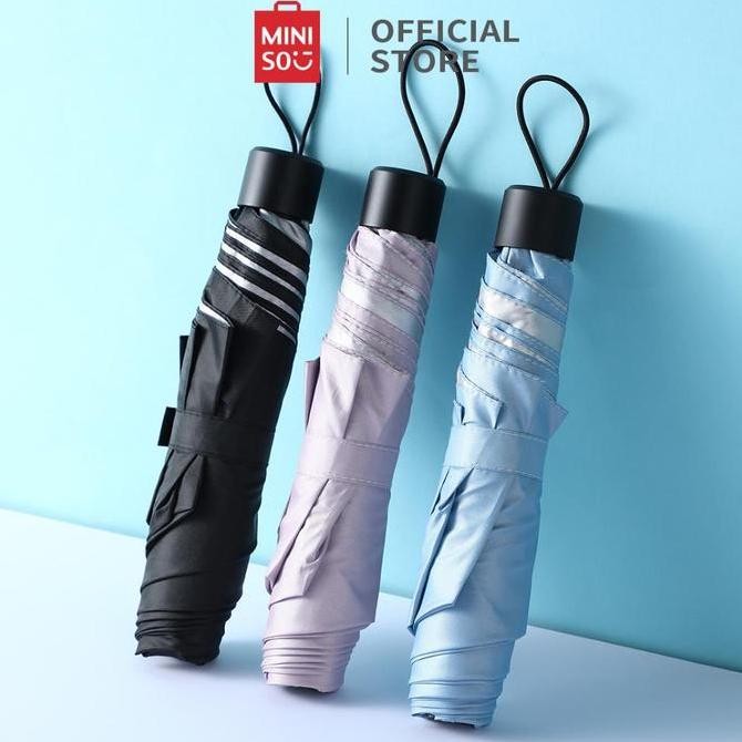 MINISO Payung Lipat Jumbo Outdoor Anti Sinar UV Anak Perempuan Payung Lipet