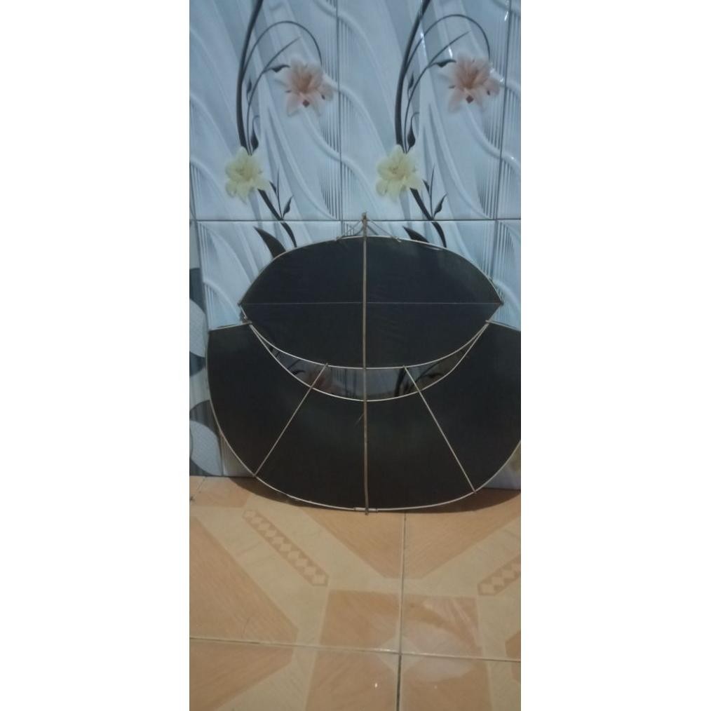 Hjg-7 Rt-4 Layangan Pegon Ceper Mini 80Cm Bahan Ful Petung Murah Hjg-7