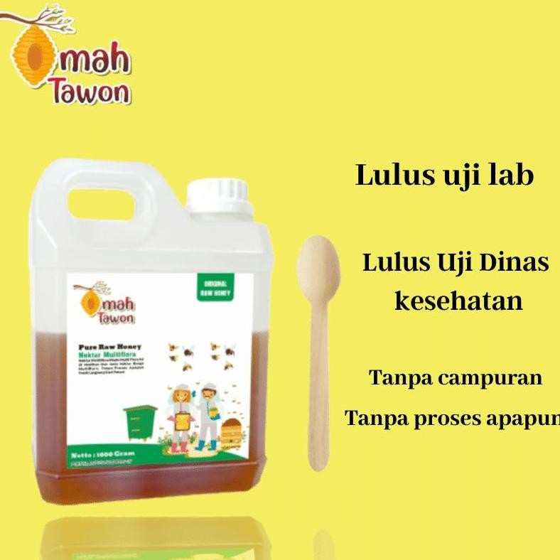 

(Terbaru) Madu multiflora kemasan 1 kg madu mentah raw honey (Terlaris)