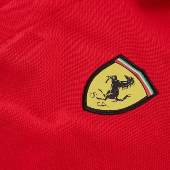 ready  Kaos Polo Pria Ferrari Race Graphic Polo PUMA Black 627053 02