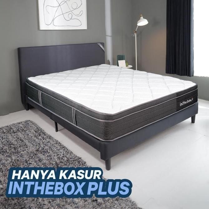 [PROMO] Kasur INTHEBOX PLUS (Plush Top) | GRATIS Kasur Bed To Go + Bantal | Ukuran Kasur 90x200, 100