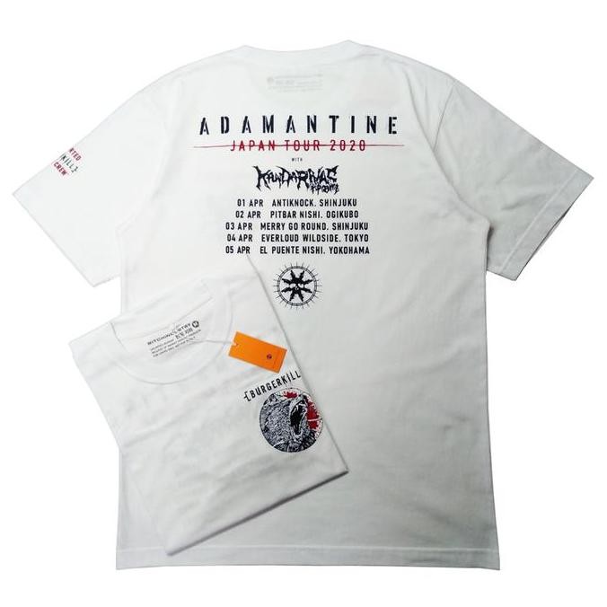 ready  Kaos Band Burgerkill Japan tour Logo series