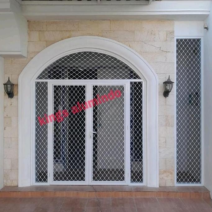Pintu Expanda Aluminium Kawat Nyamuk / Pintu Expanda / Pintu Kawat Nyamuk / Pintu Kawat Nyamuk Murah