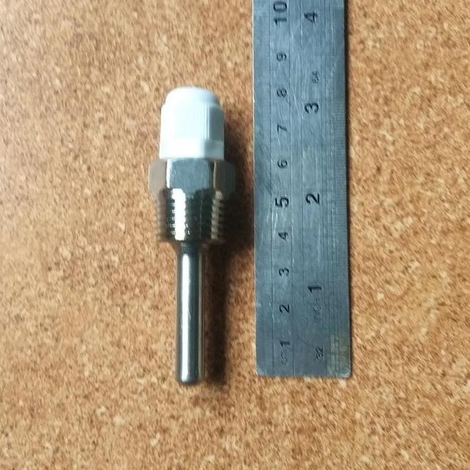 1/2" NPT Panjang 35mm Thermowell Stainless Steel Temperature Sensor