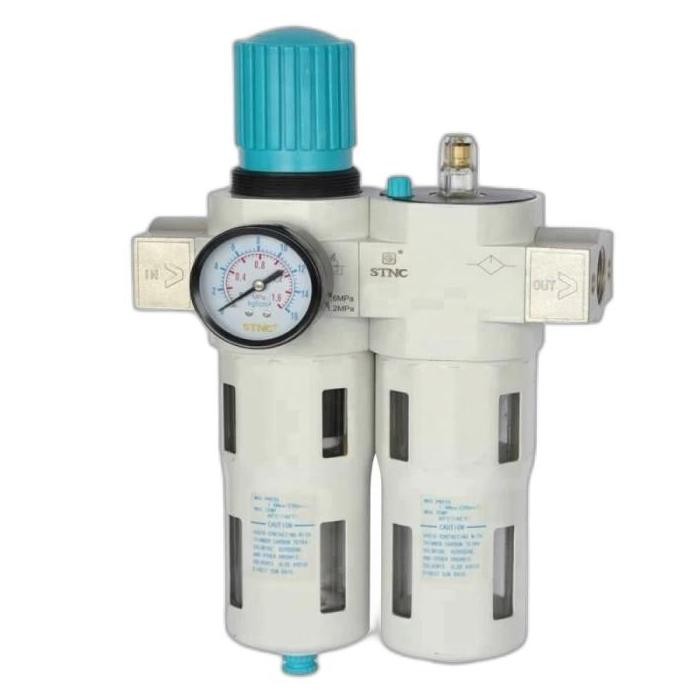 Promo Lfc-08 1/4" Filter Regulator Lubricator Angin 16 Bar Stnc