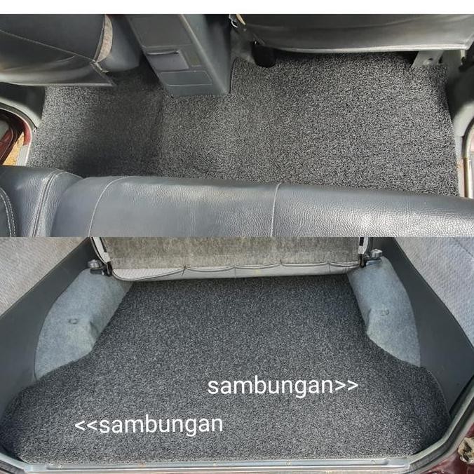 Kaet Toyota Kijang LGX LSX SGX Full Bagasi full set- Coil Car Mat