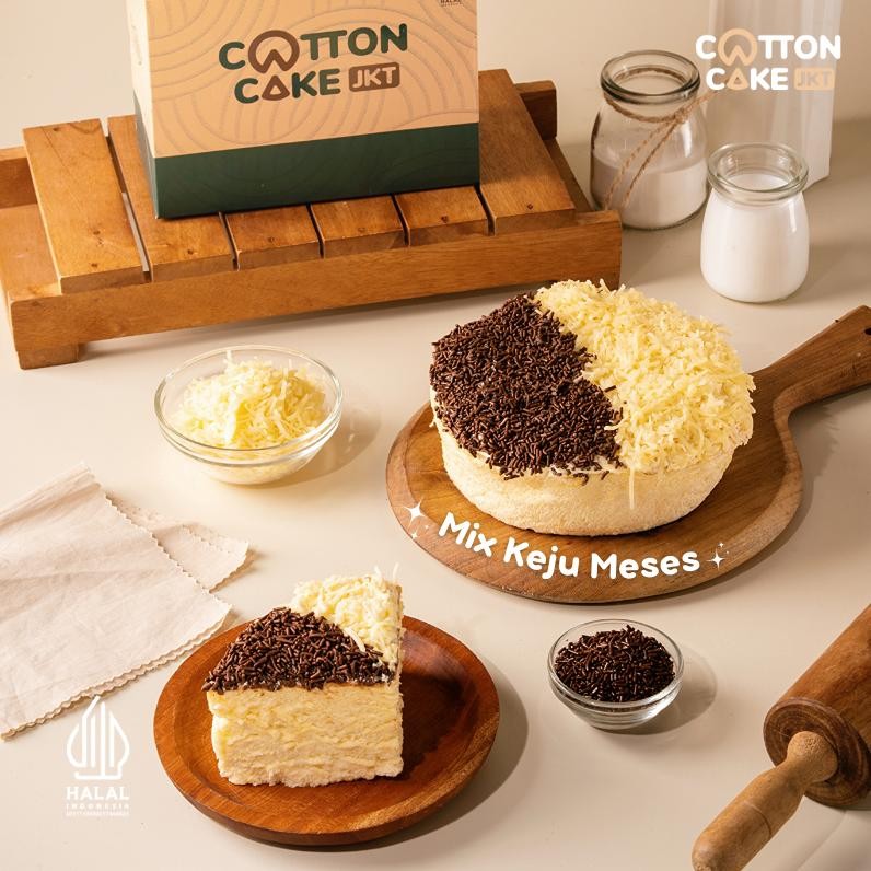 

Cotton Cake Mix Keju Meses