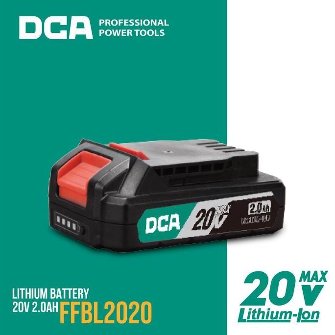 PROMO - DCA Battery Lithium-ion / Baterai 20Volt 2.0AH FFBL2020